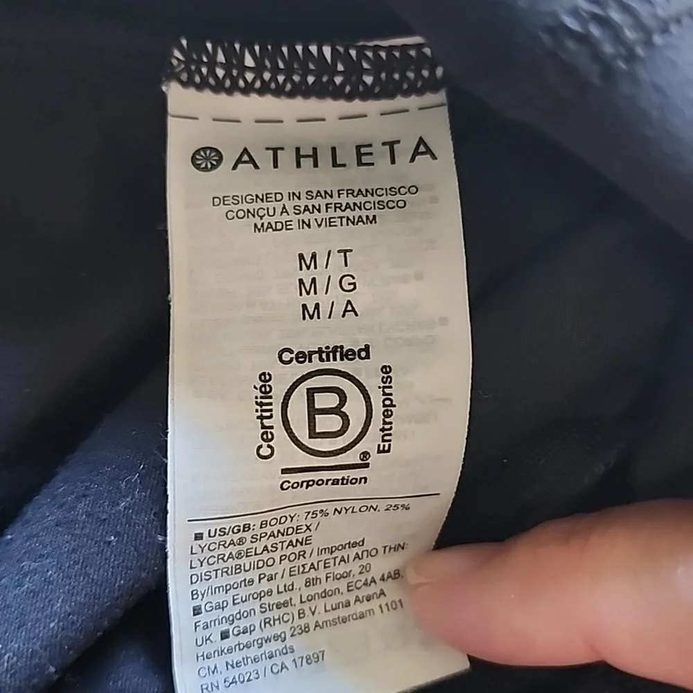 Athleta Elation Black High-Waisted Pants - Picture 7 of 8